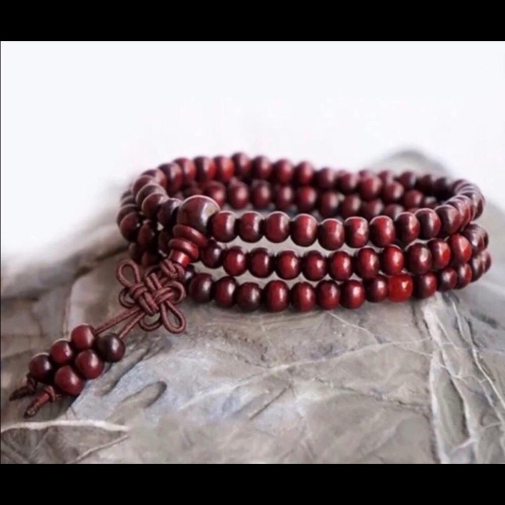 ✨3 for $20 New Sandalwood Wrapped Prayer Bracelet